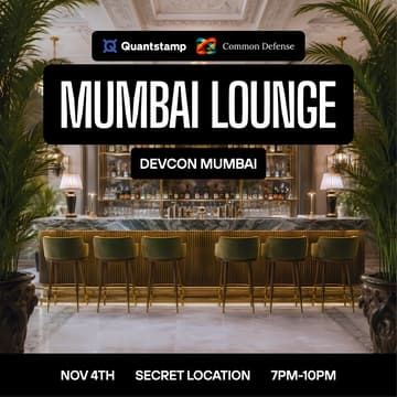 Cover Image for Quantstamp x Common Defense Mumbai Lounge | Devcon 2026
