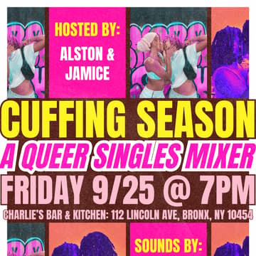Cover Image for CUFFING SEASON: A QUEER SINGLES MIXER ❤️‍🔥