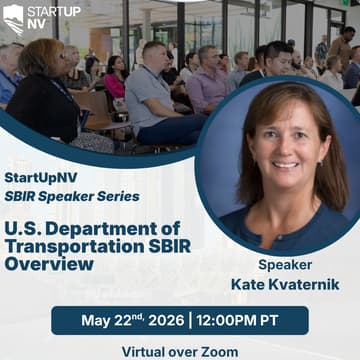 Cover Image for SBIR Speaker Series: U.S. Department of Transportation SBIR Overview