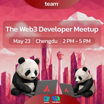 Cover Image for Team1 x the Web3 Developer Meetup - Chengdu