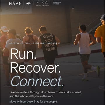 Cover Image for The Run Club · HAVN × Salty Star × Sunroom