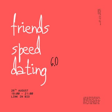 Cover Image for Warsaw Creative Club: Friends Speed Dating