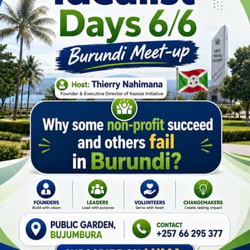 Cover Image for Idealist Days Burundi 6/6 Meet-up