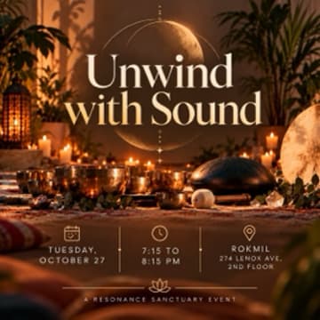 Cover Image for UNWIND WITH SOUND: A HEALING SOUND BATH JOURNEY 🎶✨ with Kayle&Deb