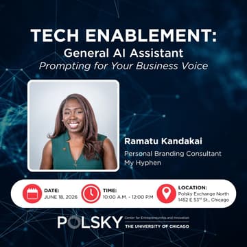 Cover Image for Tech Enablement Workshop Series: General AI Assistant (Prompting for Your Business Voice)