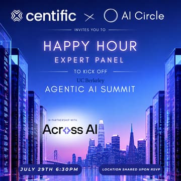 Cover Image for [Agentic AI Summit Kickoff] Happy Hour co-hosted by Centific x AI Circle