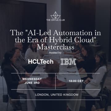 Cover Image for The "AI-Led Automation in the Era of Hybrid Cloud" Masterclass