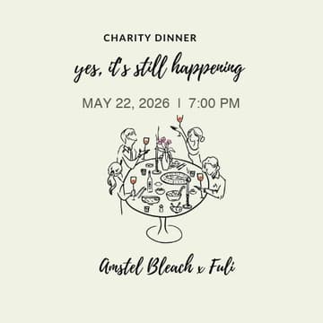 Cover Image for Amstelbleach Dinner. YES, IT IS STILL HAPPENING