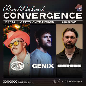 Cover Image for CONVERGENCE: The Race Weekend Experience featuring Genix // DraftKings Event