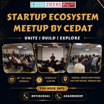 Cover Image for Startup Ecosystem Meetup by CEDAT