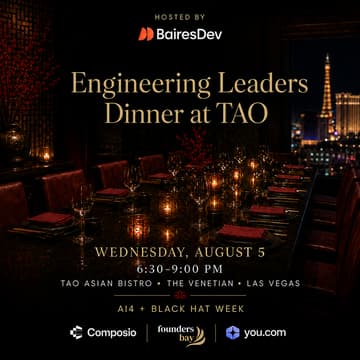 Cover Image for Engineering Leaders Dinner at TAO
