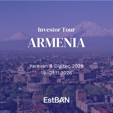 Cover Image for Investor Tour 2026 Yerevan, Armenia