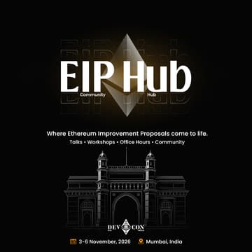 Cover Image for EIP Hub @ Devcon 8 India - Where Ethereum Standards Come Together