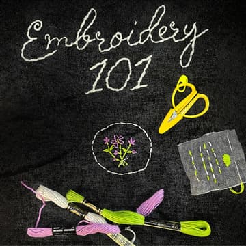 Cover Image for Embroidery 101