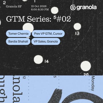 Cover Image for GTM Series #02: Tomer Chernia (ex-Cursor)
