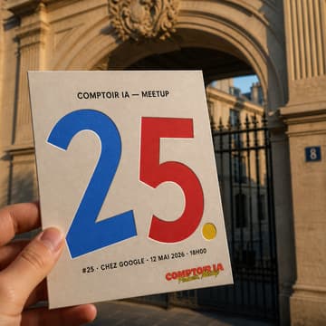 Cover Image for Meetup Comptoir IA n°25 chez Google : Retrouvons-nous pour essayer de suivre les avancées de l'IA !