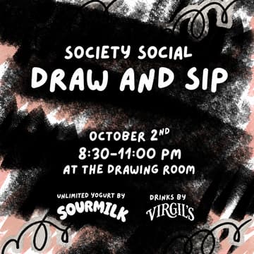 Cover Image for Society Social, Draw And Sip