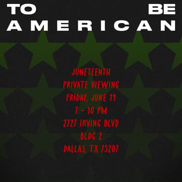 Cover Image for WHAT IT MEANS TO BE AMERICAN: PRIVATE SCREENING & COMMUNITY SHOWCASE