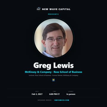 Cover Image for NWC Speaker Series: Greg Lewis, McKinsey & Company