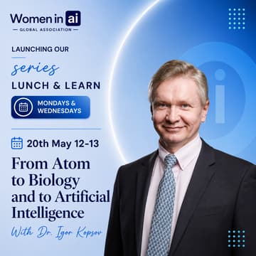Cover Image for Lunch & Learn: From Atom to Biology and to Artificial Intelligence