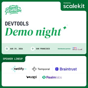 Cover Image for Agents in Production: DevTools demo night
