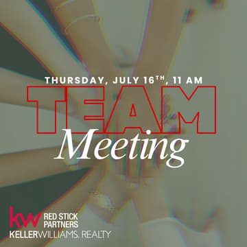 Cover Image for Team Meeting - KW Red Stick
