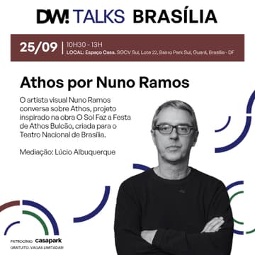Cover Image for DW! TALKS BRASÍLIA 25/09 | Athos por Nuno Ramos