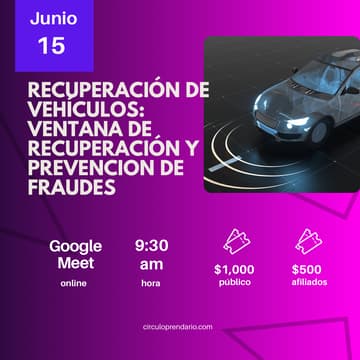 Cover Image for Recuperación de Vehículos: Ventana de Recuperación y Prevención de Fraudes