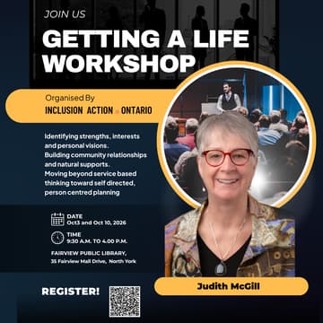 Cover Image for Getting a Life Workshop with Judith McGill