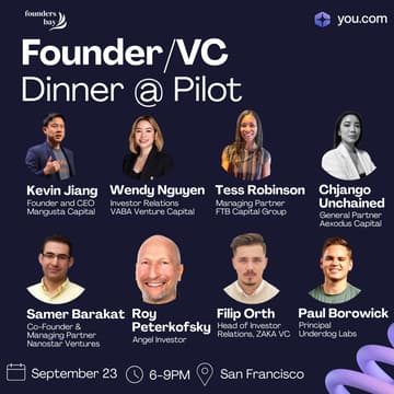 Cover Image for Founder/VC Dinner @ Pilot