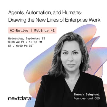Cover Image for AI-Native | Agents, Automation, and Humans: Drawing the New Lines of Enterprise Work