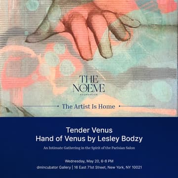 Cover Image for Tender Venus from The Artist is Home, an art salon series by The Noeme Foundation