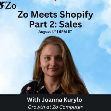 Cover Image for Zo Meets Shopify Part 2: Sales