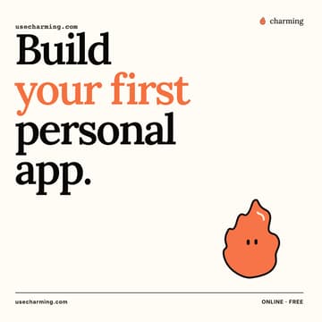 Cover Image for Build your first personal app