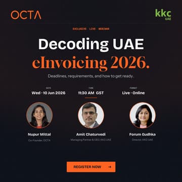 Cover Image for Decoding UAE eInvoicing 2026 | OCTA x KKC UAE