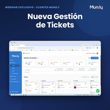 Cover Image for Capacitación Gestión de Tickets Munily (Antes PQRS)