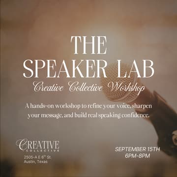 Cover Image for The Speaker Lab | Workshop