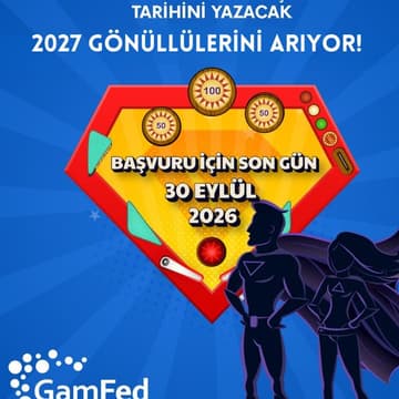 Cover Image for Gamfed Türkiye 2027 Oyunlaştırma Gönüllüleri Tanışma Toplantısı