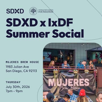 Cover Image for SDXD x IxDF Summer Social