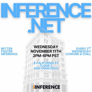 Cover Image for INFERENCE: NOVEMBER // Cowork & Chill ๐งโ๐ปโ๏ธ