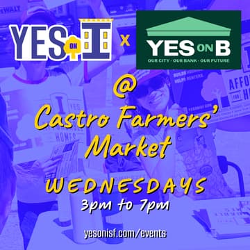 Cover Image for Yes On I @ Castro Farmers' Market