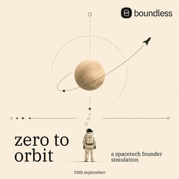 Cover Image for zero to orbit: a spacetech founder simulation