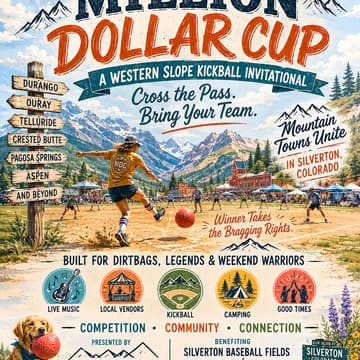 Cover Image for MILLION DOLLAR CUP SILVERTON INVITATIONAL KICKBALL TOURNEY