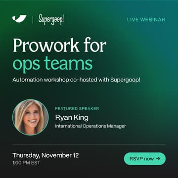 Cover Image for [Prowork 101] Automating Retail Order Ops with Supergoop!