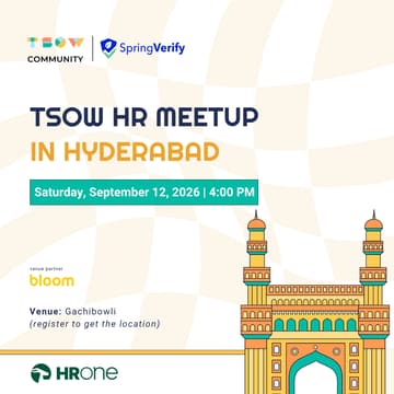 Cover Image for TSOW HR Meetup in Hyderabad