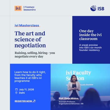 Cover Image for ivi Masterclass: The Art of Negotiation | Delhi