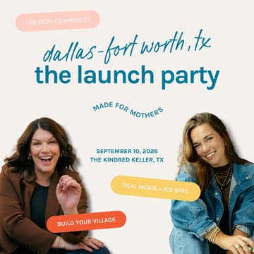 Cover Image for Made For Mothers DFW Chapter Meetup: LAUNCH PARTY