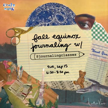 Cover Image for fall equinox journaling w/ @journalingclasses