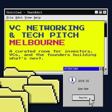 Cover Image for VC Networking & Tech Pitch | Melbourne