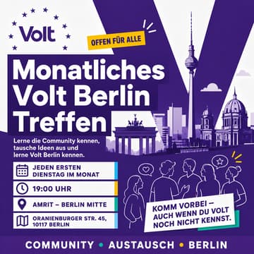 Cover Image for Monatliches Volt Berlin Treffen